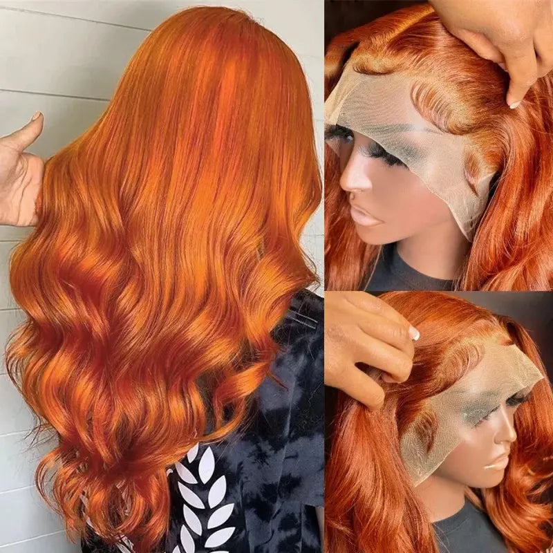 Ginger Wig Body Wave 13x4 Lace Frontal Human Hair Wigs