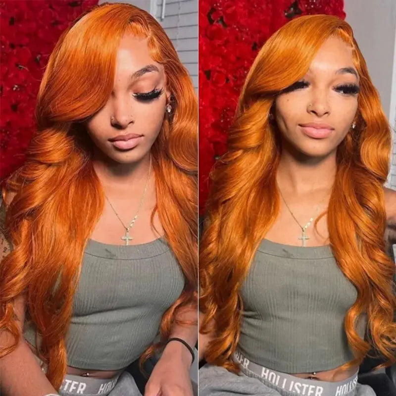 Ginger Wig Body Wave 13x4 Lace Frontal Human Hair Wigs