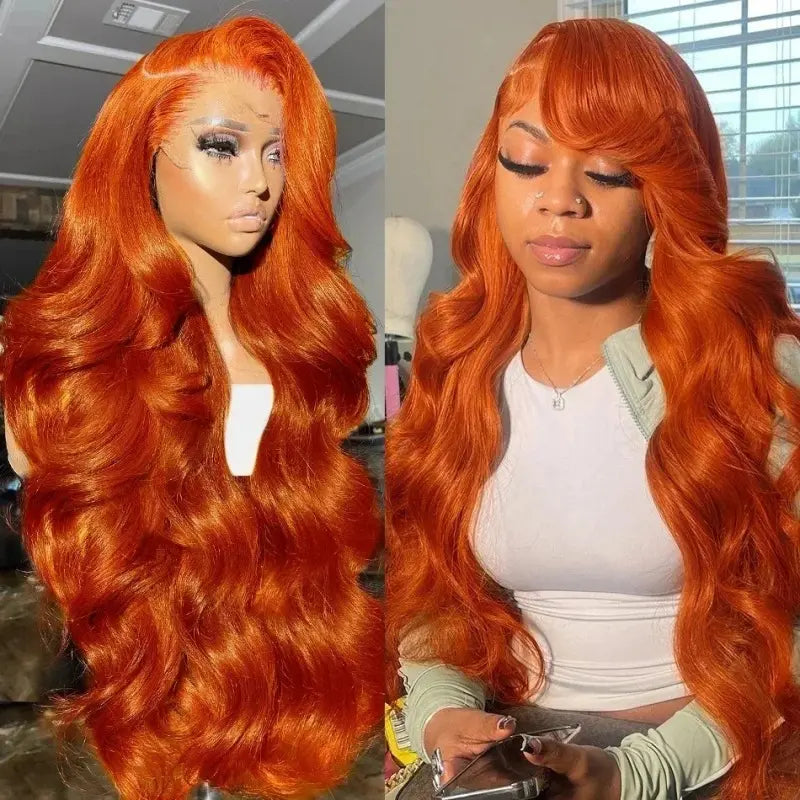 Ginger Wig Body Wave 13x4 Lace Frontal Human Hair Wigs