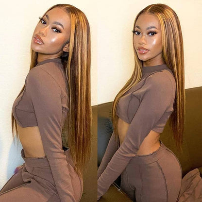 Wear Go Wig Pre-everything Highlight Straight Hair Glueless 10x6 Lace Wig | KimWig.com