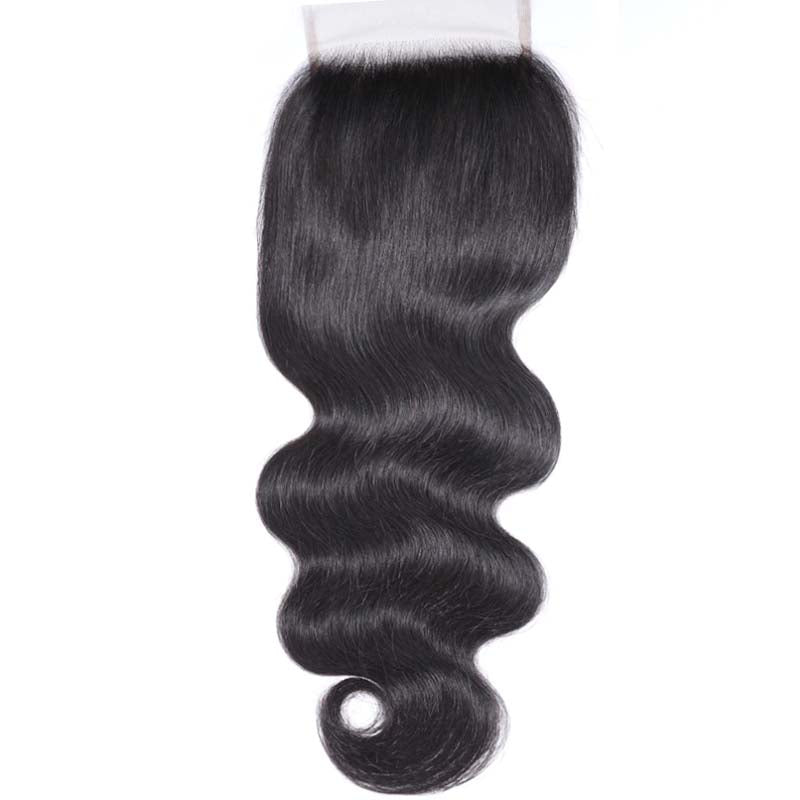 4x4 Lace Closure Body Wave Brazilian Virgin Human Hair - KimWig.com