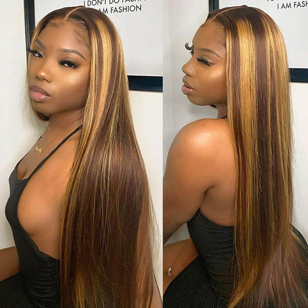 Wear Go Wig Highlight Glueless 10x6 Lace Wig Pre-everything Straight Hair - KimWig