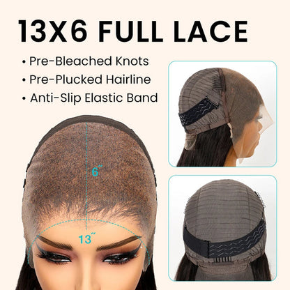 Full 13x6 Lace Frontal Wig Cap | KimWig.com