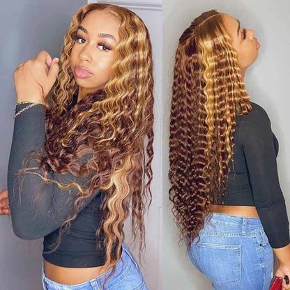 Wear Go Wig Pre-everything Highlight Deep Wave Glueless 10x6 Lace Wig - KimWig.com