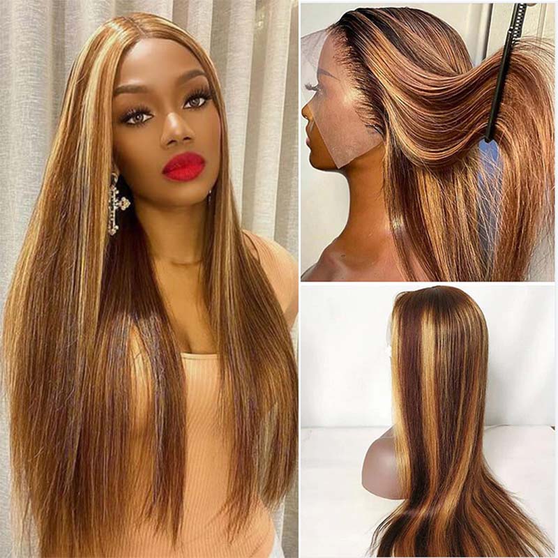 Wear Go Wig Highlight Glueless 10x6 Lace Wig Pre-everything Straight Hair - KimWig