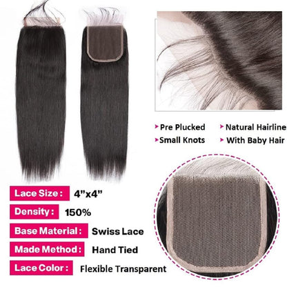 kimwig human hair 4x4 lace closure