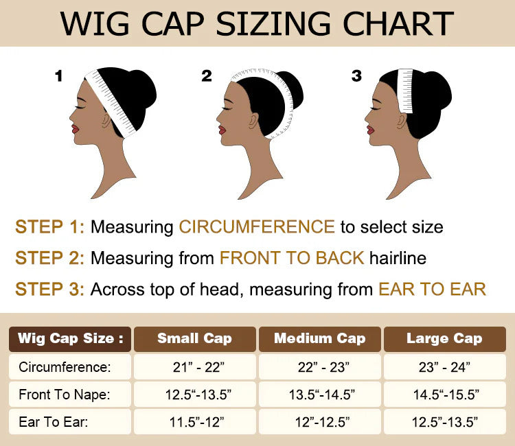 Custom Wig Cap Size Service